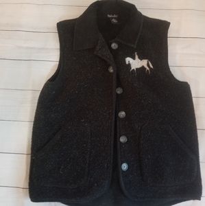 Rafaella vest size small with dressage horse